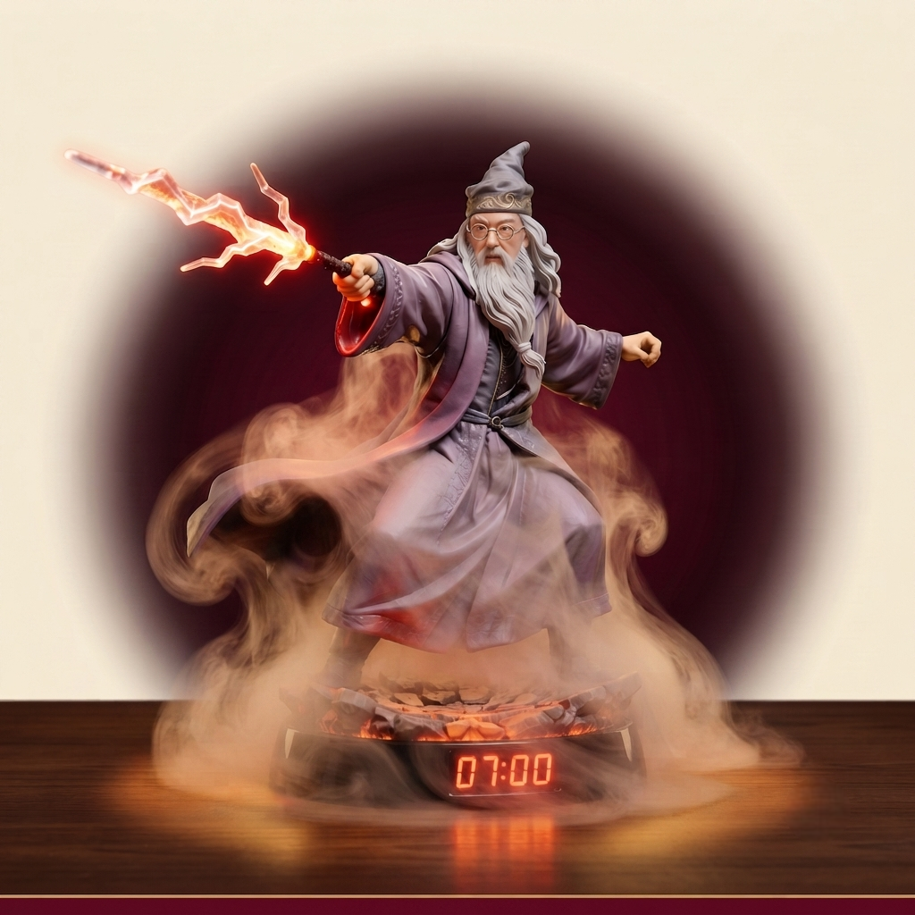 Albus Dumbledore Alarm Clock | Wizardry Clocks