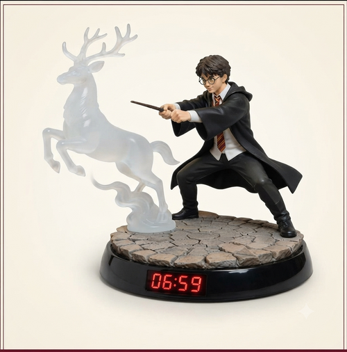 Harry Potter Patronus Alarm Clock | Wizardry Clocks