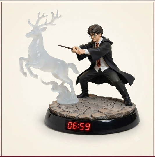 Harry Potter Patronus Alarm Clock | Wizardry Clocks