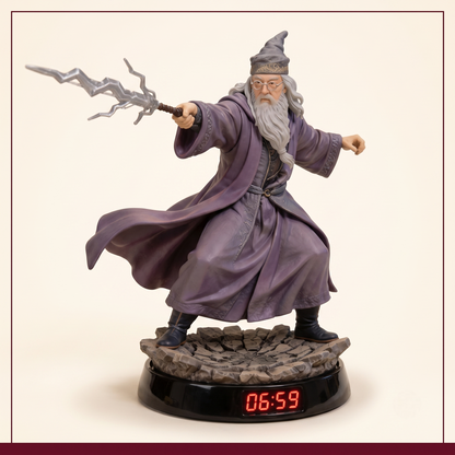 Albus Dumbledore Alarm Clock | Wizardry Clocks